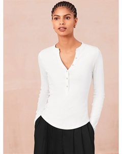 Лонгслив Shirt, белый Next