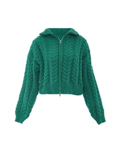 Вязаный кардиган Knit Cardigan, изумрудный Mymo