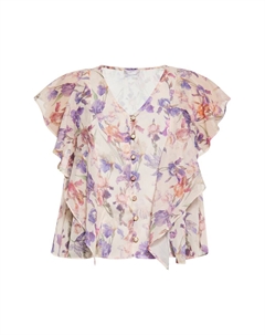 Блузка с коротким рукавом Blouse, кремовый Usha