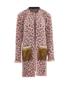 Вязаный кардиган Knit Cardigan, цвет dark pink Faina