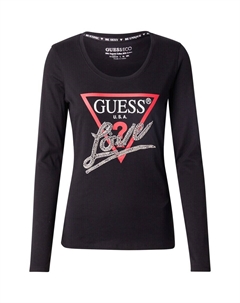 Лонгслив Shirt, черный Guess