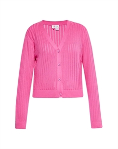 Вязаный кардиган Knit Cardigan, розовый Izia