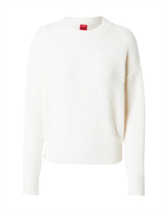 Базовый свитер Sweater Scevanu, белый Hugo