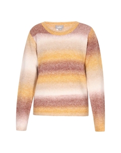 Тонкий вязаный свитер Sweater, цвет brown/light brown Usha