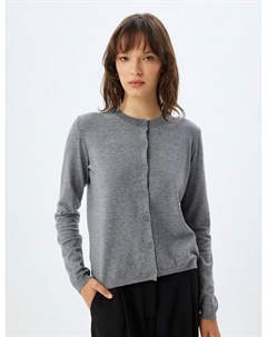 Вязаный кардиган Knit Cardigan, пятнистый серый Koton