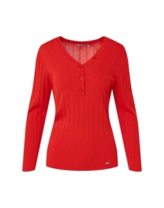 Базовый свитер Sweater 6OB003, цвет mottled red Quiosque