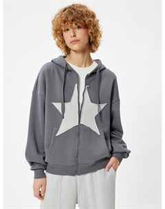 Толстовка с капюшоном Sweatshirt, антрацит Koton