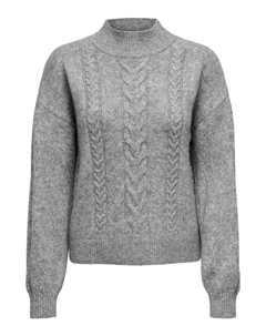 Тонкий вязаный свитер Sweater Susanna, пятнистый серый Jdy