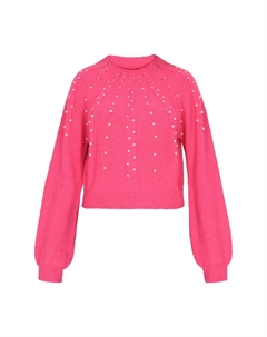 Тонкий вязаный свитер Sweater, розовый Faina