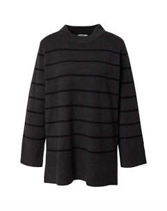 Тонкий вязаный свитер Sweater MILA, антрацит Jdy