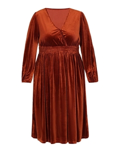 Мини платье Dress, цвет auburn/cognac Faina