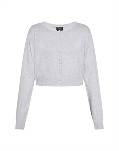 Вязаный кардиган Knit Cardigan, светло-серый Faina