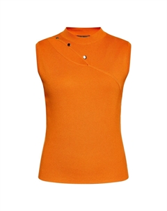Вязаный топ Knitted Top, оранжевый Faina