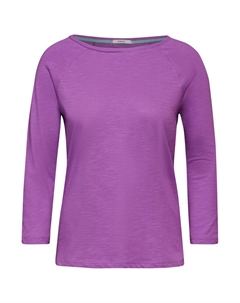 Топ Shirt Raglan, цвет mottled purple Cecil