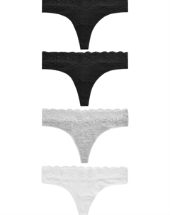 Стринги Thong, цвет grey/black Next