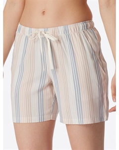 Пижамные штаны Pajama Pants Mix+Relax, цвет beige/blue/mottled white Schiesser