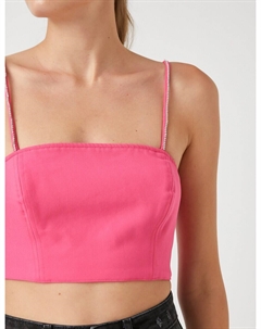 Укороченный топ Top, светло-розовый Koton