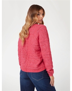 Вязаный кардиган Knit Cardigan, розовый Guess