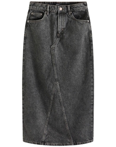 Юбка макси Skirt, серый деним Next