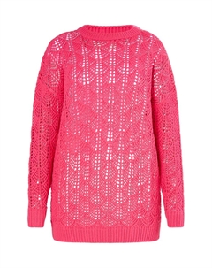 Тонкий вязаный свитер Sweater Hoona, розовый Izia