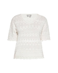 Тонкий вязаный свитер Sweater, белый Usha