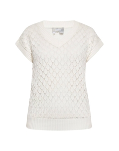 Тонкий вязаный свитер Sweater, белый Usha