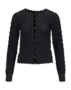 Вязаный кардиган Knit Cardigan OBJSolejma, черный Object