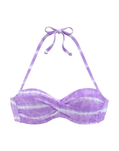 Топ бандо бикини Bandeau Bikini Top, фиолетовый S.oliver