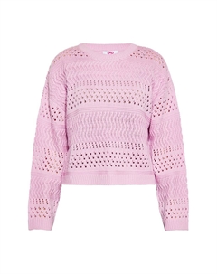 Тонкий вязаный свитер Sweater, розовый Mymo