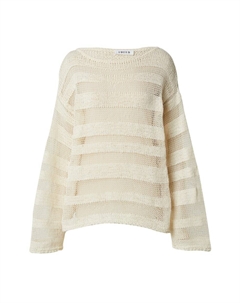 Тонкий вязаный свитер Sweater Frantje, белый Edited