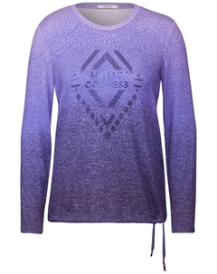 Лонгслив Shirt, фиолетовый Cecil