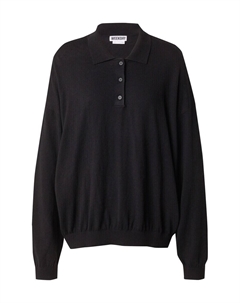 Тонкий вязаный свитер Sweater Joline, черный Weekday