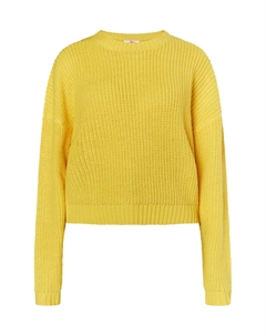 Тонкий вязаный свитер Sweater Biany, желтый Mymo