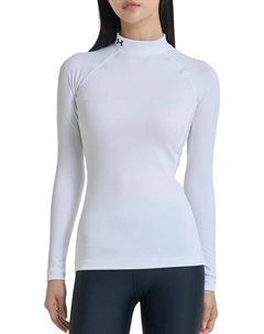 Женский пуловер с воротником-стойкой ColdGear Authentics 2.0, белый Under armour