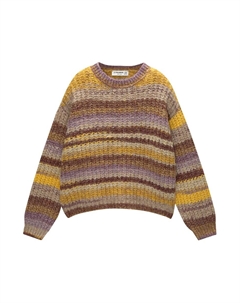 Тонкий вязаный свитер Sweater, желтый Pull & bear