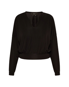 Лонгслив Shirt, черный Faina