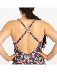 Женский купальник на тонких бретелях с принтом, цвет negro Nabaiji