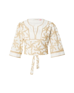 Блузка с коротким рукавом Blouse, цвет cream/sand Scotch&soda