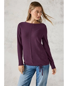 Тонкий вязаный свитер Sweater, темно-фиолетовый Cecil