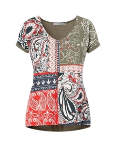 Блузка с коротким рукавом Blouse, разноцветный Quiosque