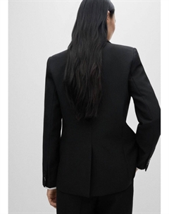 Классический блейзер Blazer Jordan, черный Mango