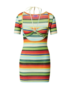 Вязаное платье Knitted dress, разноцветный Edikted