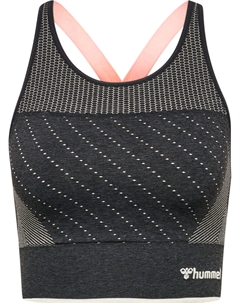 Топ Sportoberteil Hmlmt Hana Seamless Sports, черный Hummel
