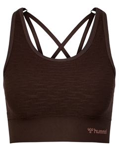 Топ Sportoberteil Hmlmt Focus Seamless Sports, цвет JAVA Hummel