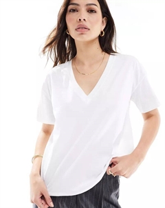 Белая базовая футболка Premium Scalpers