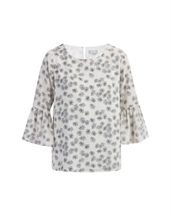 Блуза, кремовый черный Usha