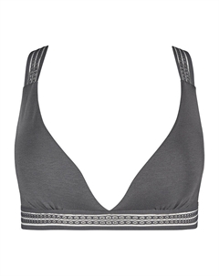 Бюстгальтер без косточек Soft BH, серый Skiny