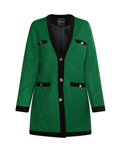 Блейзер Bouclé, зеленый Faina