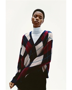 Пиджак из шерсти diamond, темно-синий Zara