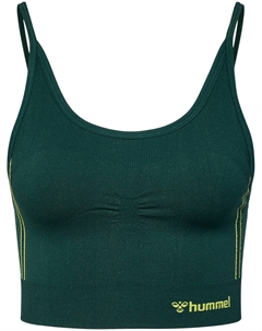Бюстгальтер Sport Bh Hmlmt Zone Seamless Sports Bra, цвет DEEP TEAL/SULPHUR SPRING Hummel